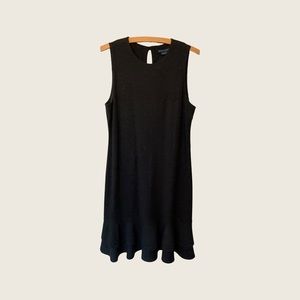 Woman's Ralph Lauren Soft Wool Sleeveless Shift Dress in Charcoal Grey -…
